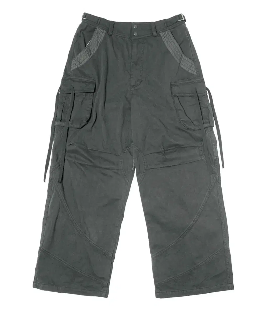 MISEKI SEOUL] Line Pocket Cargo Pants BLACK on Bunjang